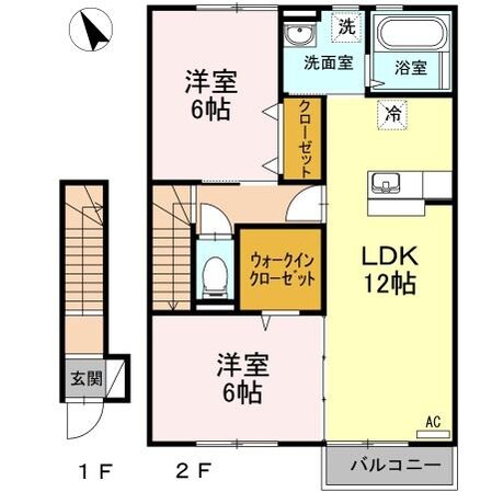 カントリーヒルズ東岐波の物件間取画像